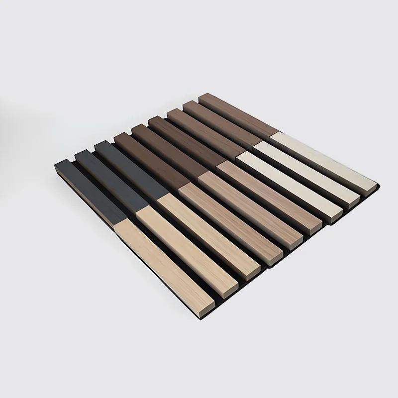 Panel akustik slat kayu
